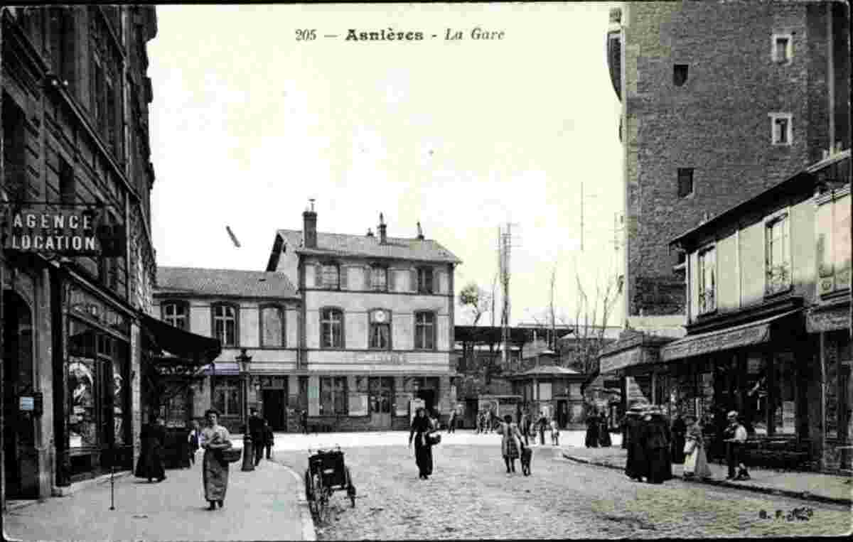 Asnières-sur-Seine. La Gare