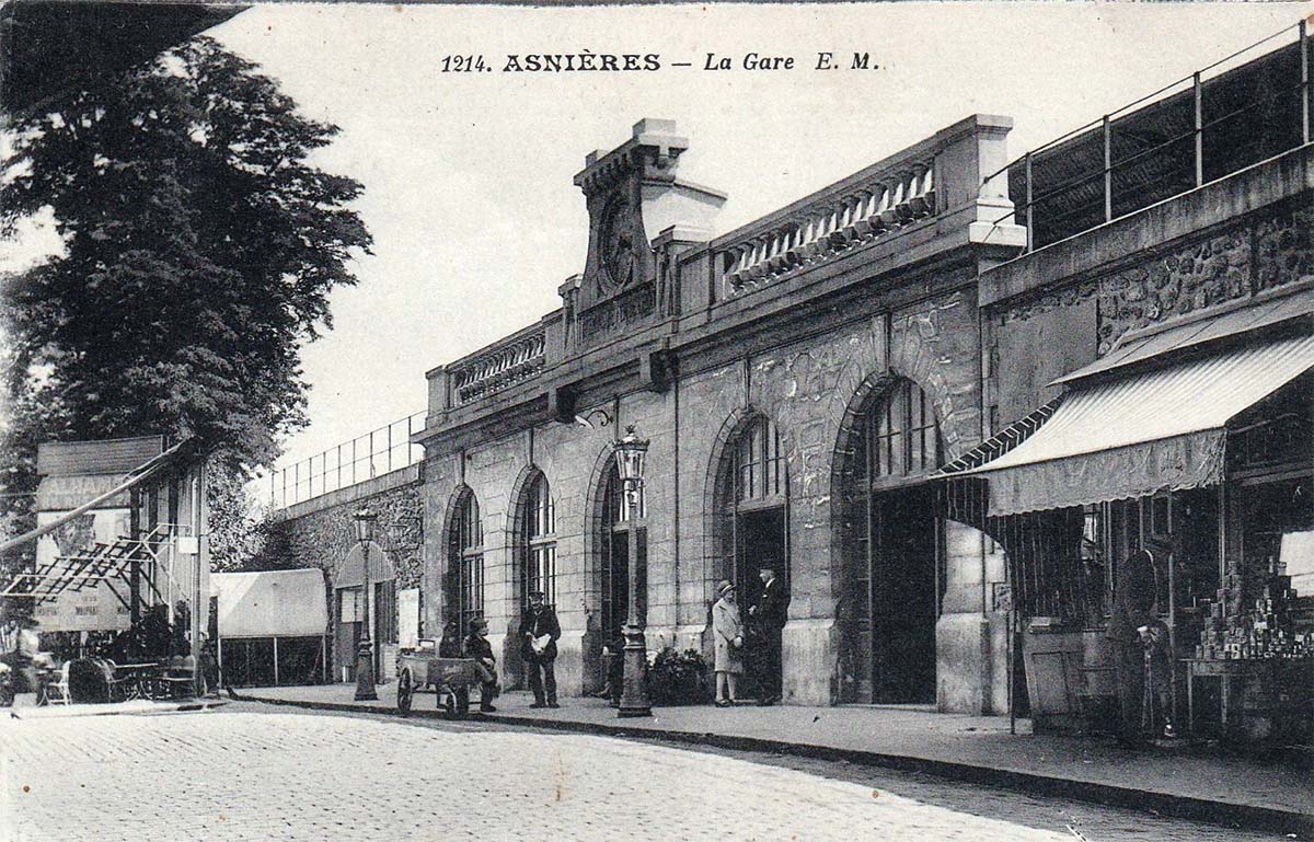 Asnières-sur-Seine. La Gare