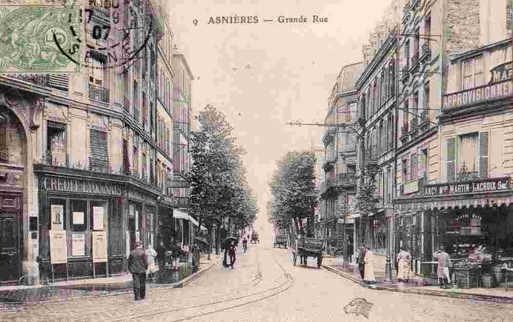 Asnières-sur-Seine. La Grande-Rue