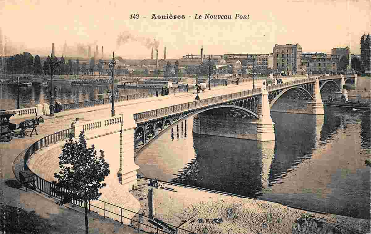 Asnières-sur-Seine. Le Nouveau Pont