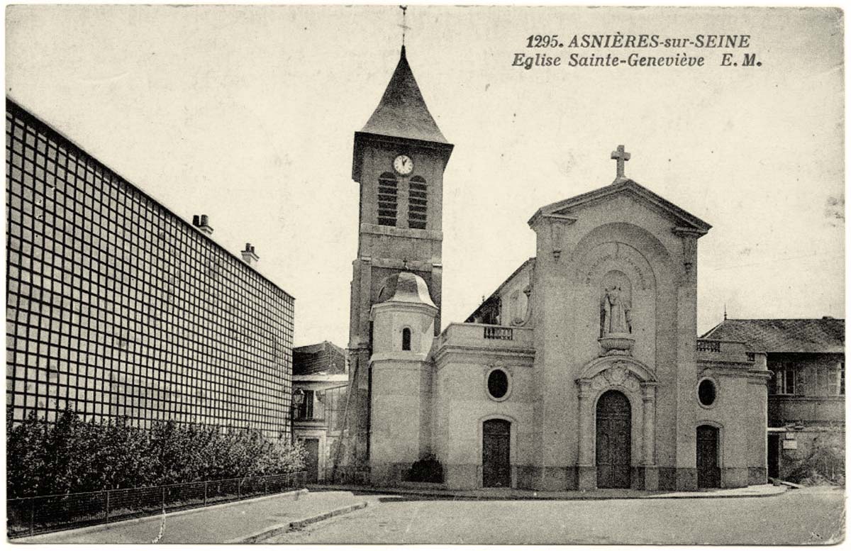 Asnières-sur-Seine. L'Église Sainte-Genevieve