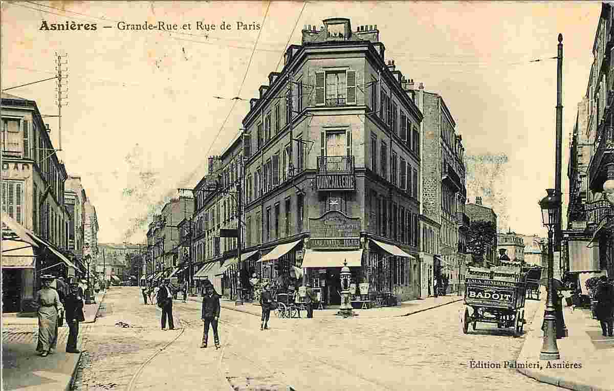 Asnières-sur-Seine. Rue de Paris