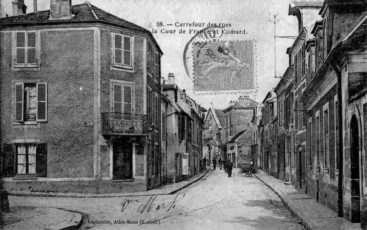 Athis-Mons. Carrefour des Rues de la Cour de France et Comard
