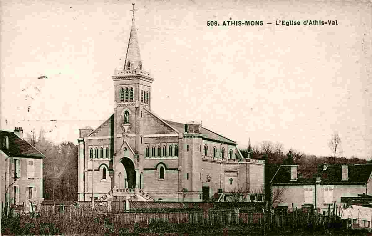 Athis-Mons. L'Église d'Athis-Val