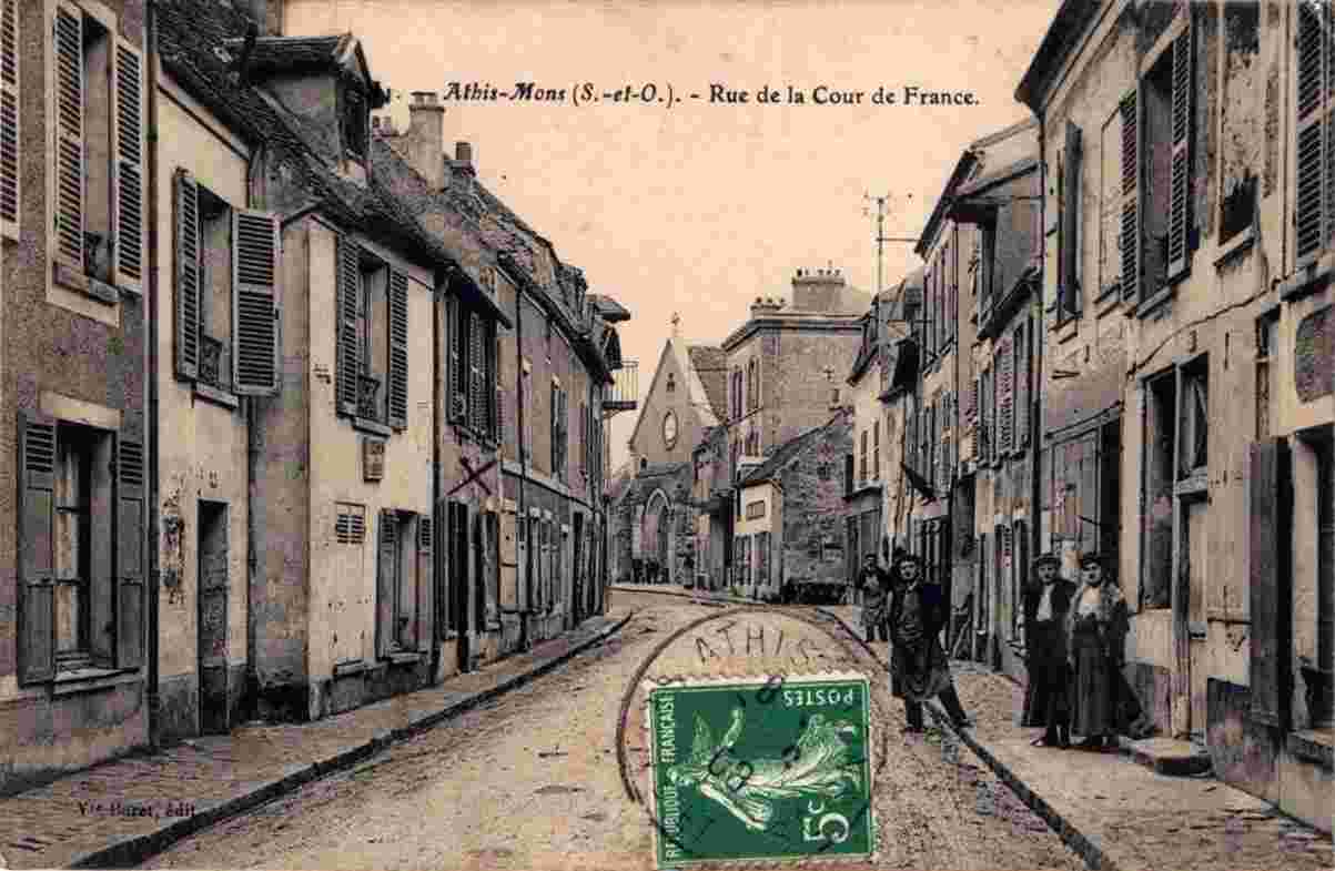 Athis-Mons. Rue de la Cour de France, 1908