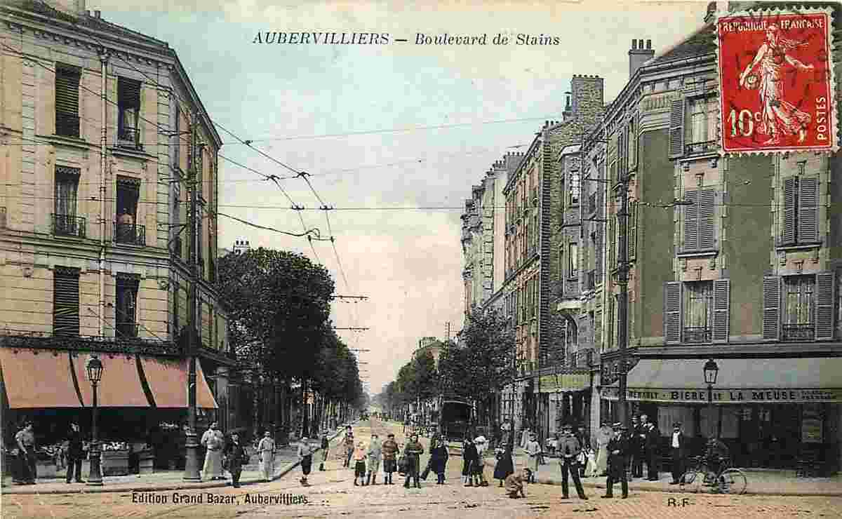 Aubervilliers. Boulevard de Stains