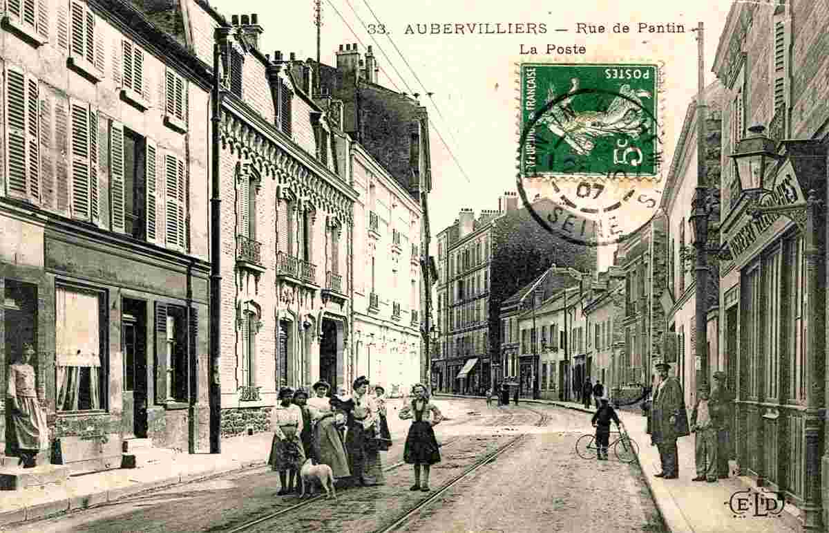 Aubervilliers. Rue de Pantin