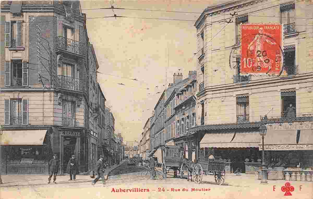 Aubervilliers. Rue de Moutier