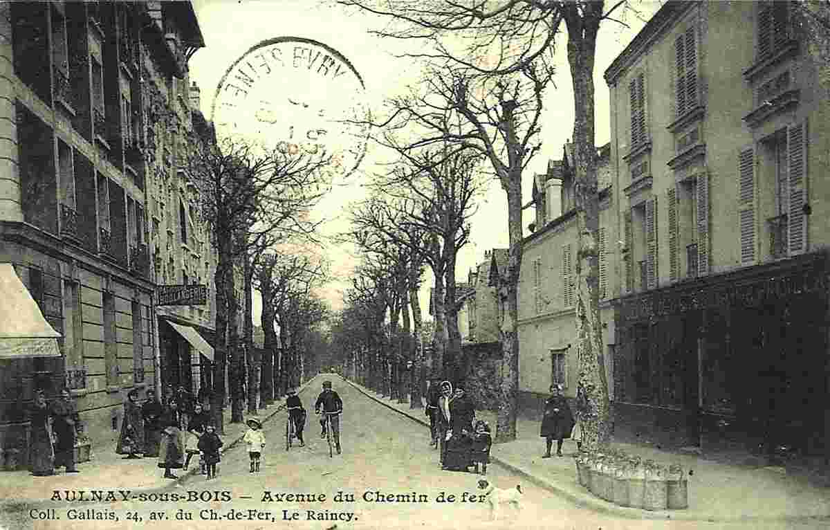 Aulnay-sous-Bois. Avenue du Chemin de fer Édit