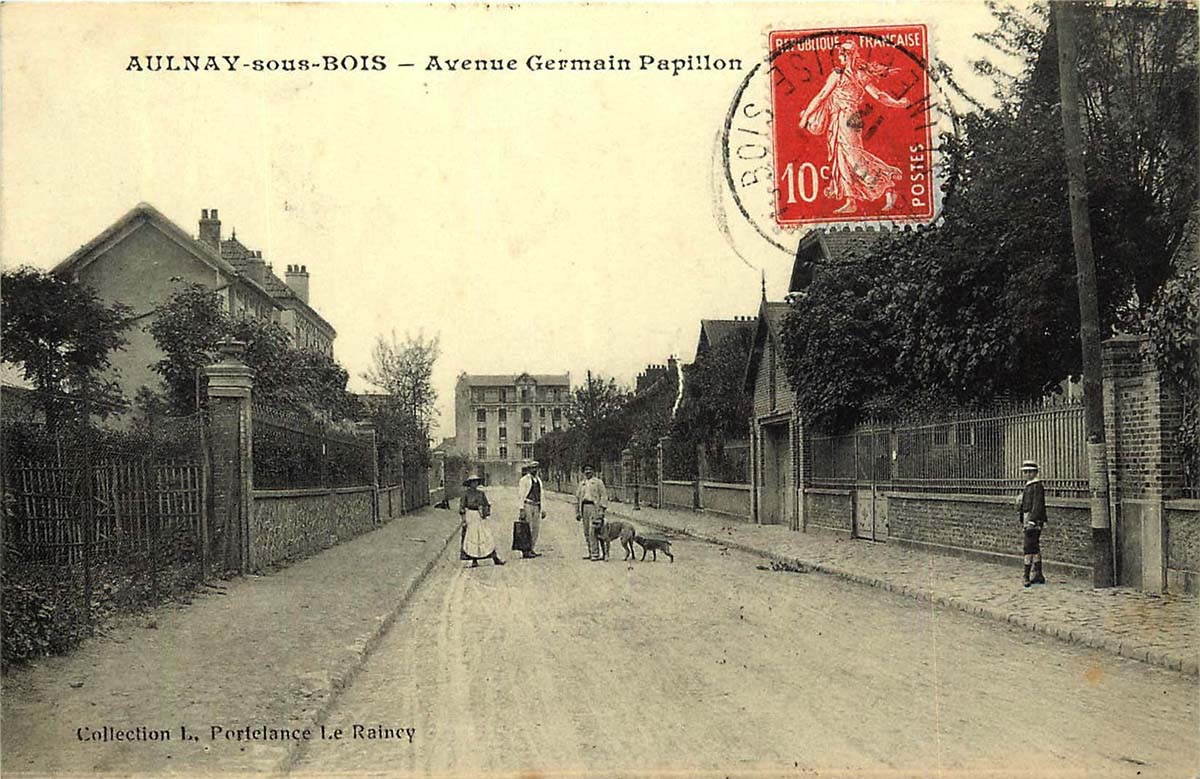 Aulnay-sous-Bois. Avenue Germain Papillon