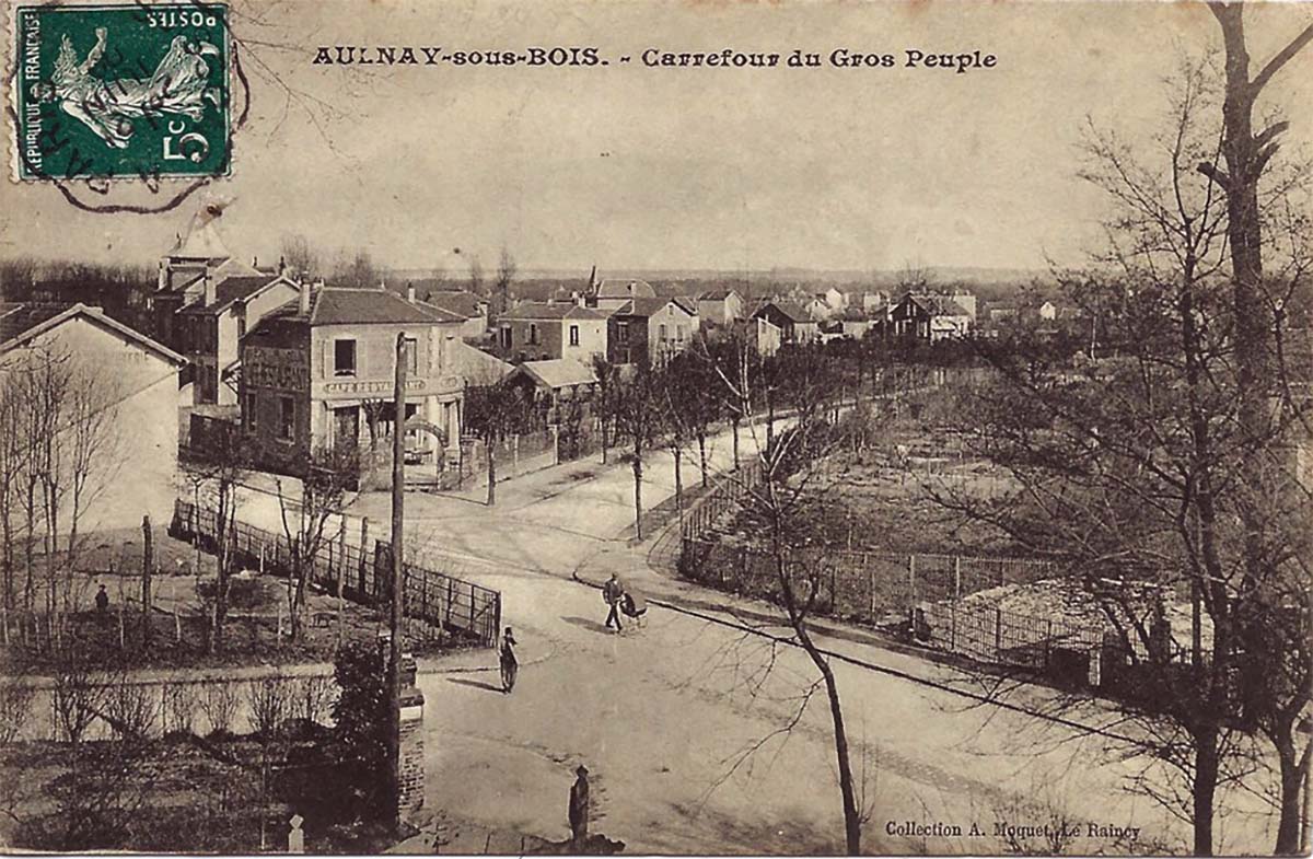 Aulnay-sous-Bois. Carrefour du Gros Peuple