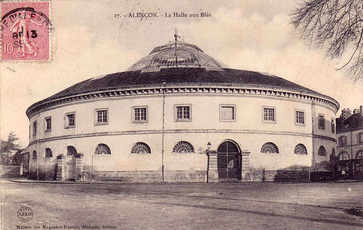 Alençon. La Halle aux Blés, 1905