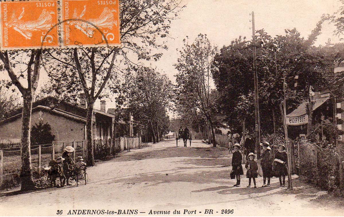 Andernos-les-Bains. Avenue du Port, 1922