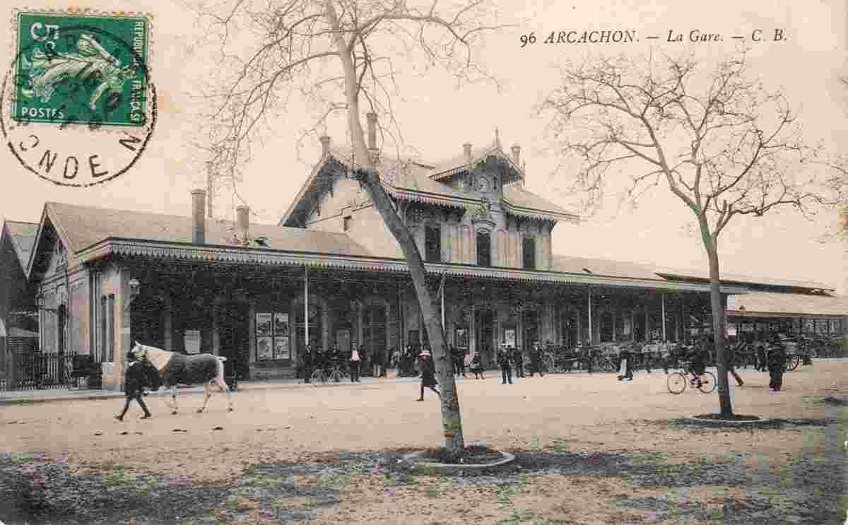 Arcachon. La Gare, 1911