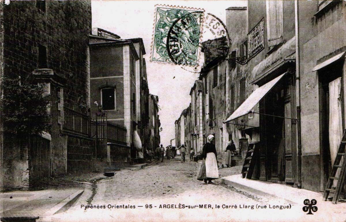 Argelès-sur-Mer. Rue Longue