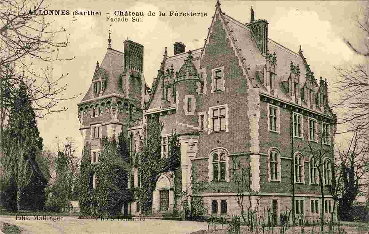 Allonnes. Château de la Forêterie, 1934
