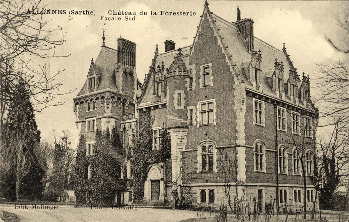 Allonnes. Château de la Forêterie, 1934