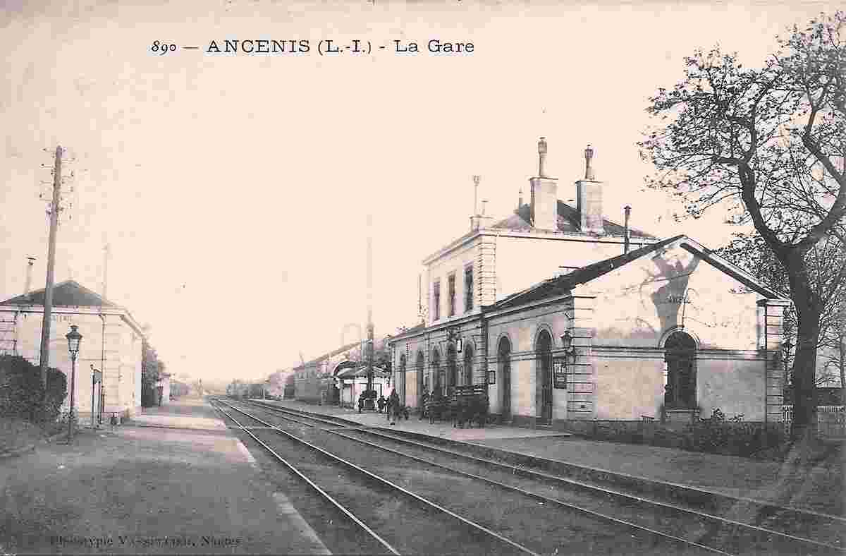 Ancenis-Saint-Géréon. La Gare, 1906