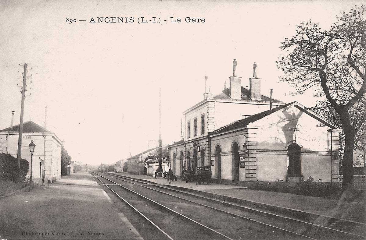 Ancenis-Saint-Géréon. La Gare, 1906