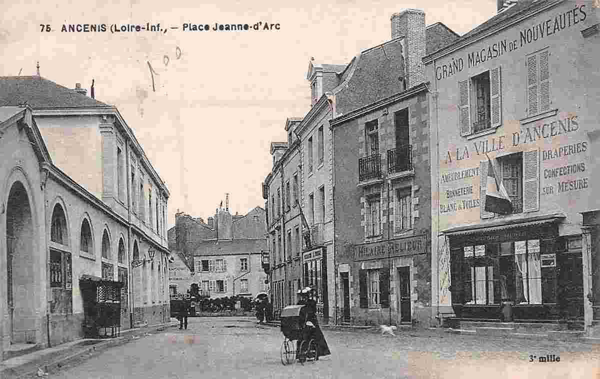 Ancenis-Saint-Géréon. Place Jeanne d'Arc, 1918