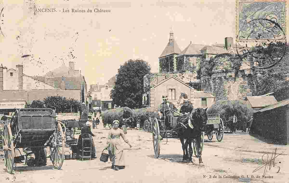 Ancenis-Saint-Géréon. Vieux Château, Marché