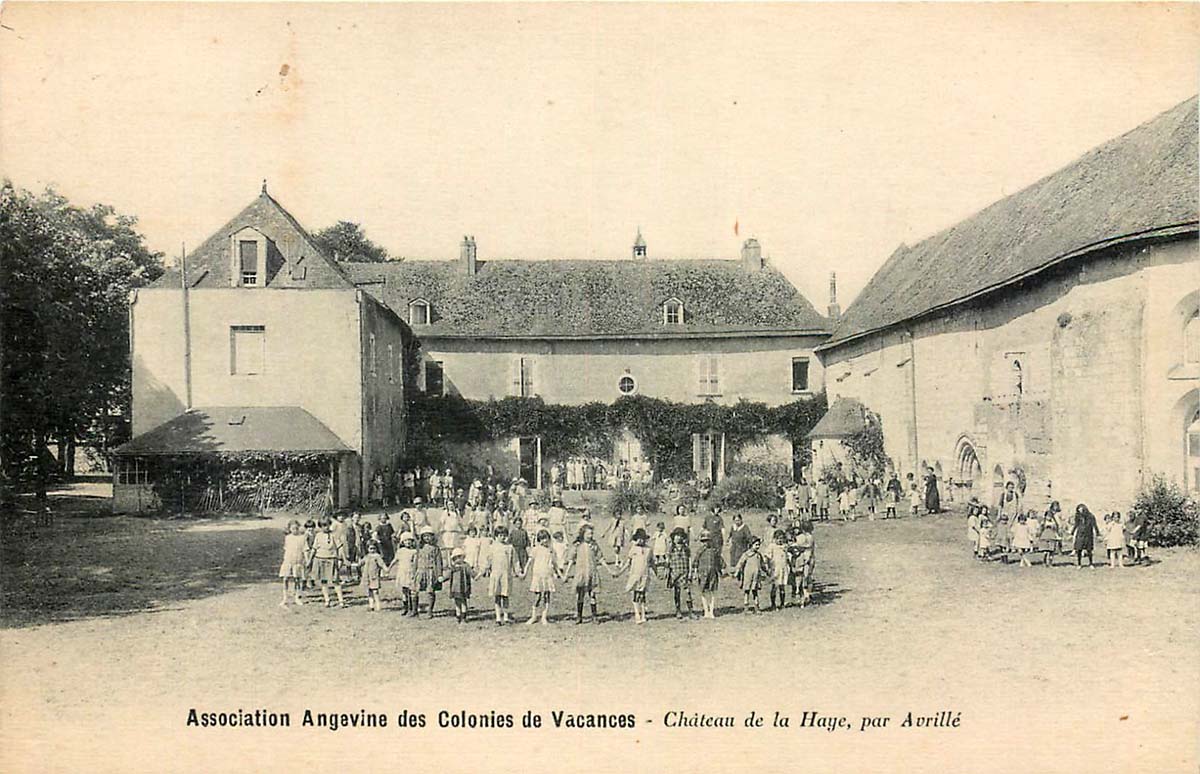 Avrillé. Association Angevine des Colonies de Vacances, Chateau de la Haye