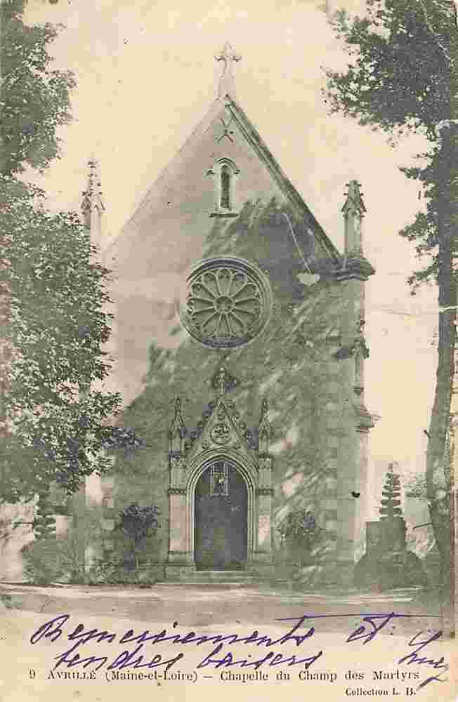 Avrillé. Champ des Martyrs, Chapelle, 1904