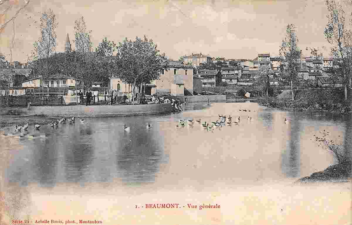 Beaumont. Vue générale, 1917