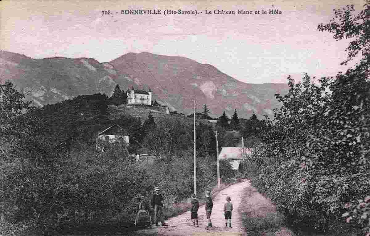 Bonneville. Le Château blanc et le Môle