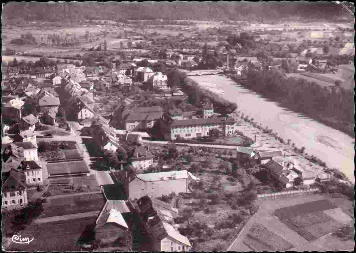 Bonneville. Vue générale, 1953