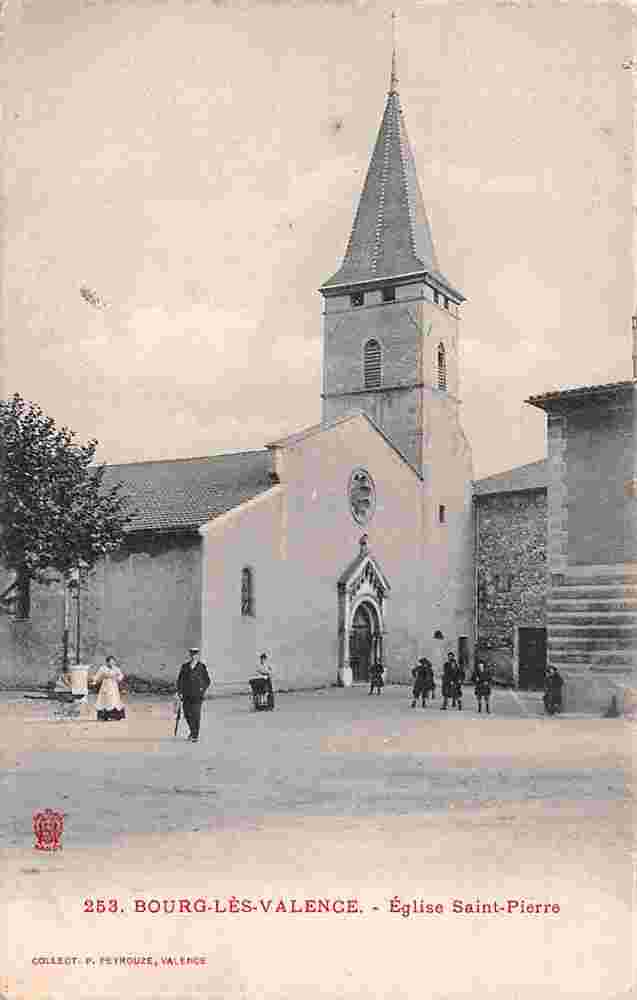Bourg-les-Valence. Nouvelle église Saint Pierre, 1911