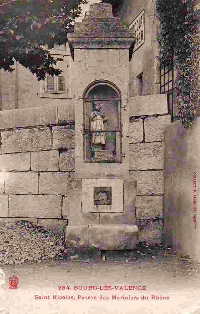 Bourg-les-Valence. Saint Nicolas - Patron des Mariniers du Rhône