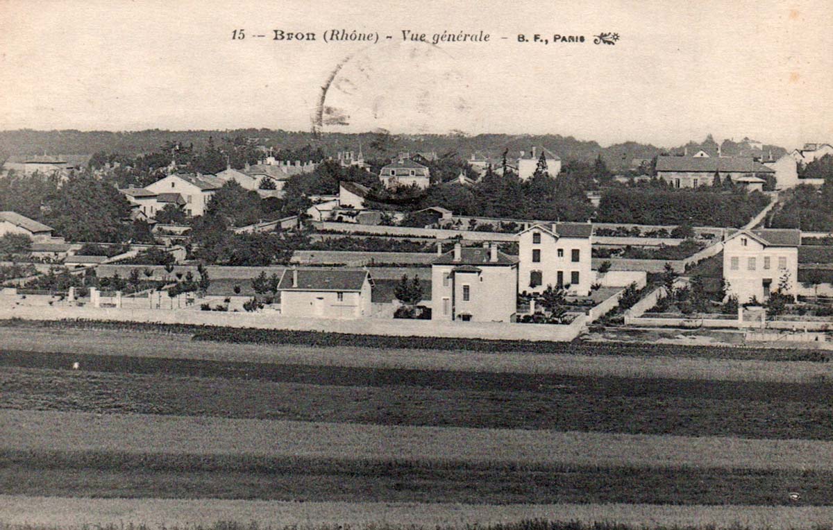 Bron. Vue générale, 1923