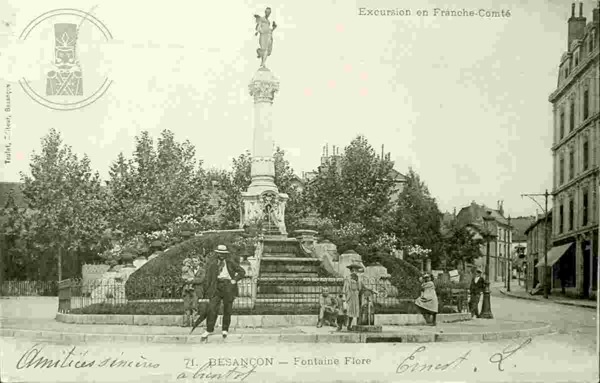 Besançon. Fontaine Flore