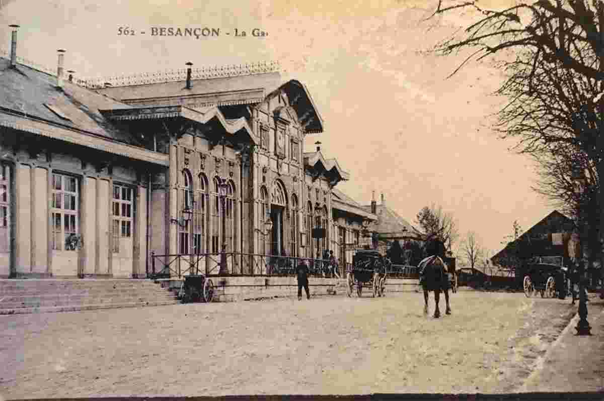 Besançon. La Gare, 1914