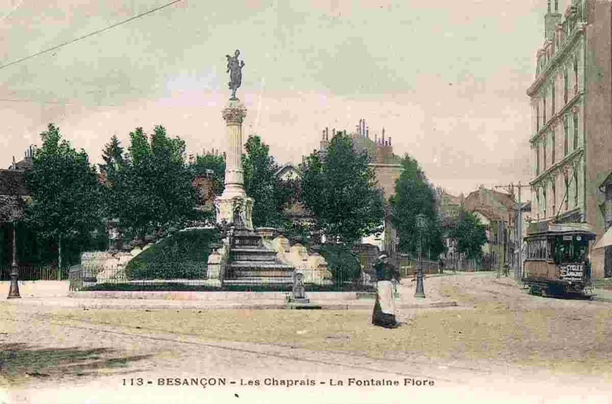 Besançon. Les Chaprais - la Fontaine Flore