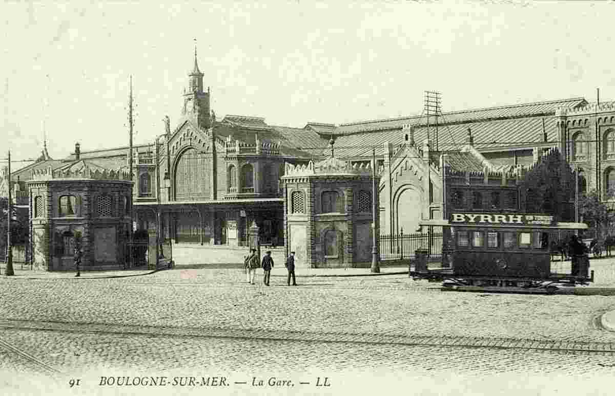 Boulogne-sur-Mer. La gare Centrale