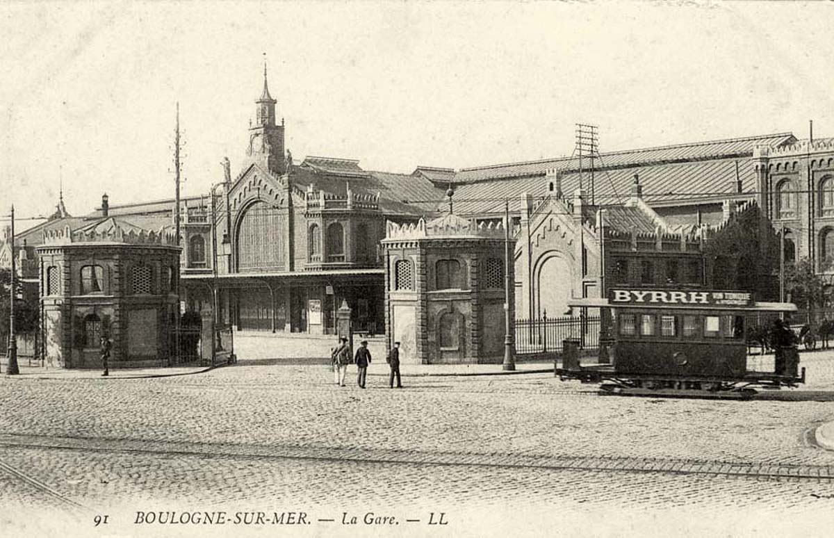 Boulogne-sur-Mer. La gare Centrale