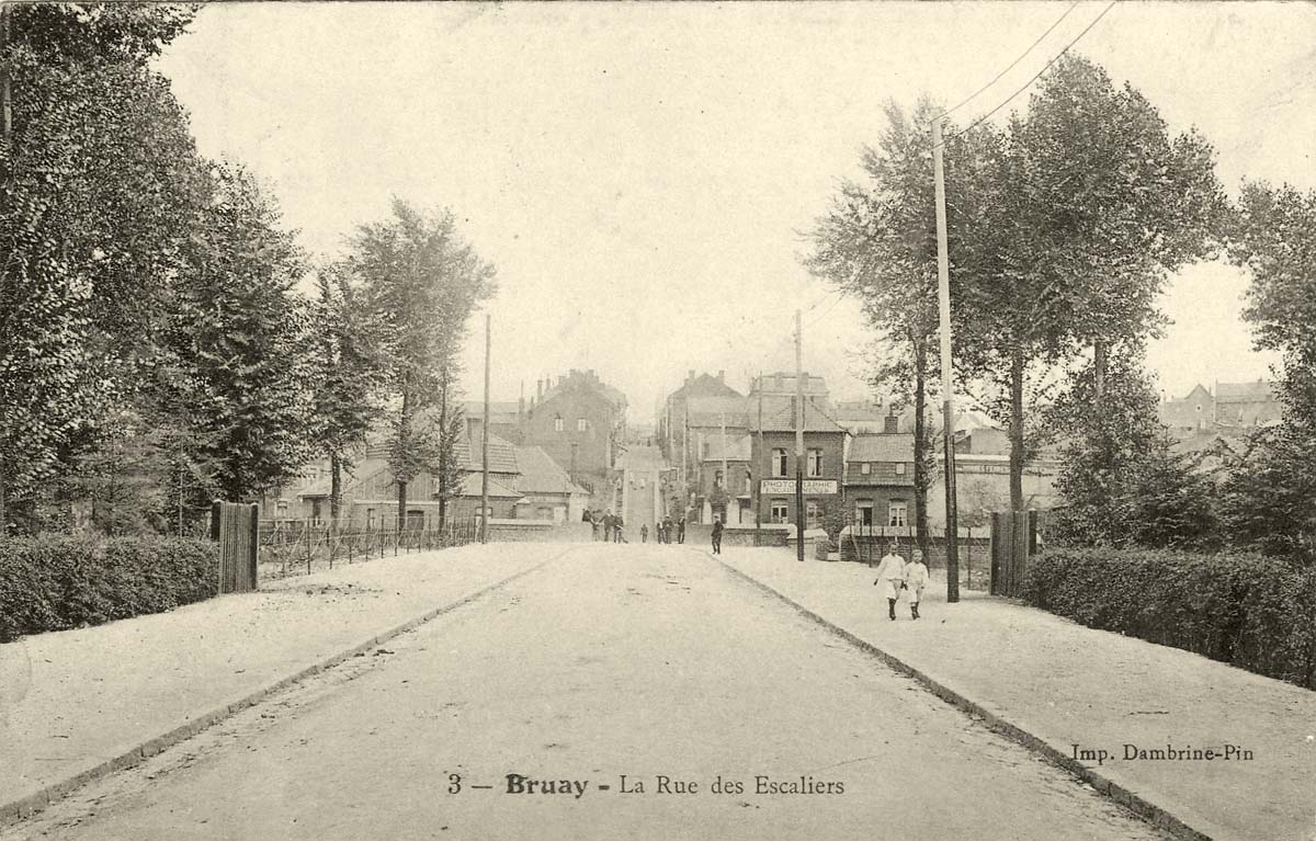 Bruay-la-Buissière. La Rue des Escaliers