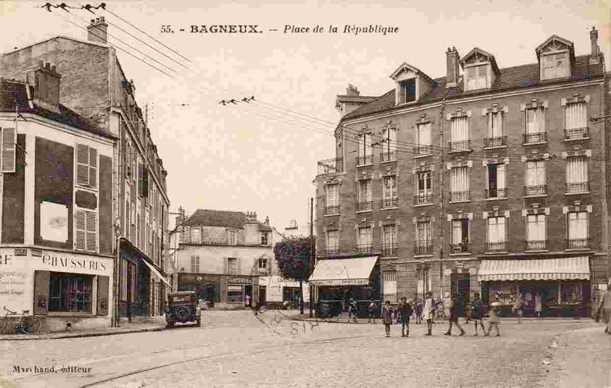 Bagneux. Place de la République