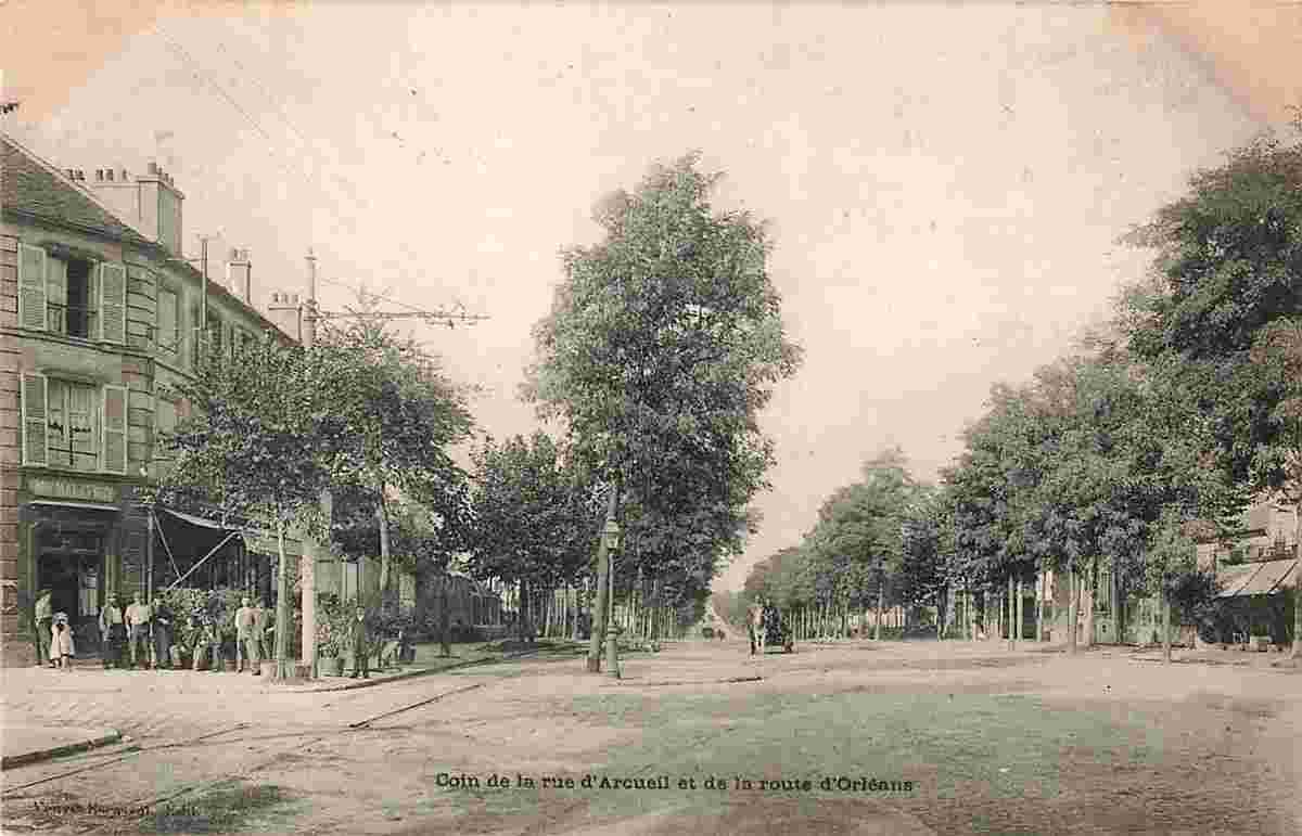 Bagneux. Route d'Orleans au coin de la Rue d' Arcueil, 1904