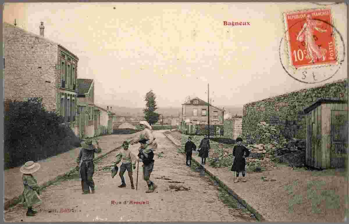 Bagneux. Rue d'Arcueil, 1917