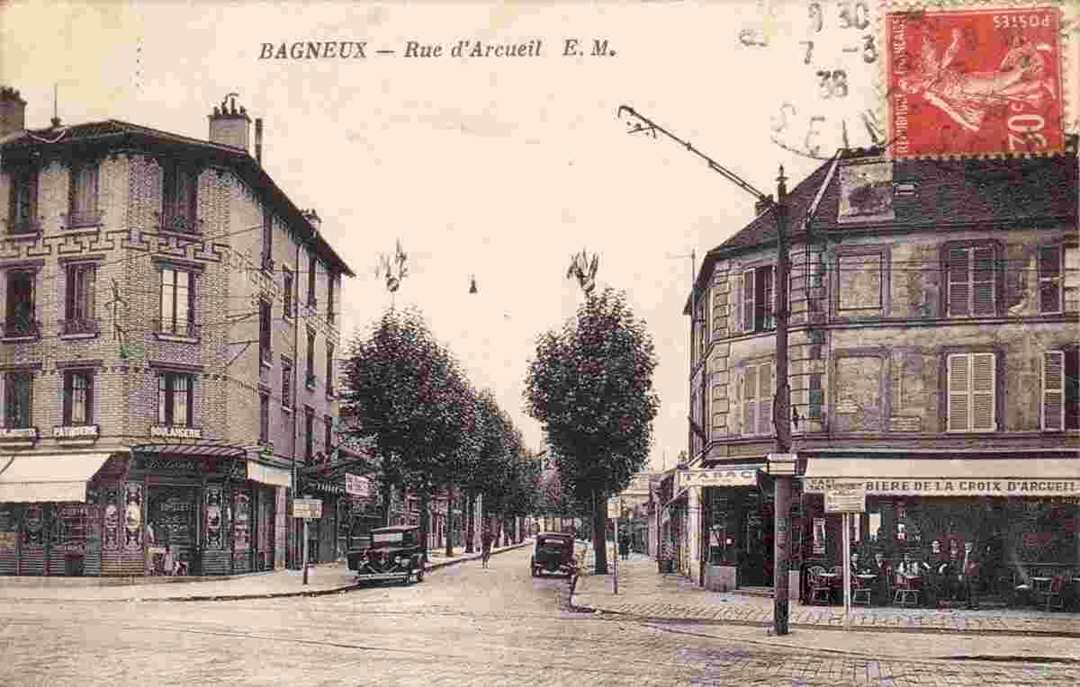 Bagneux. Rue d'Arcueil, 1938