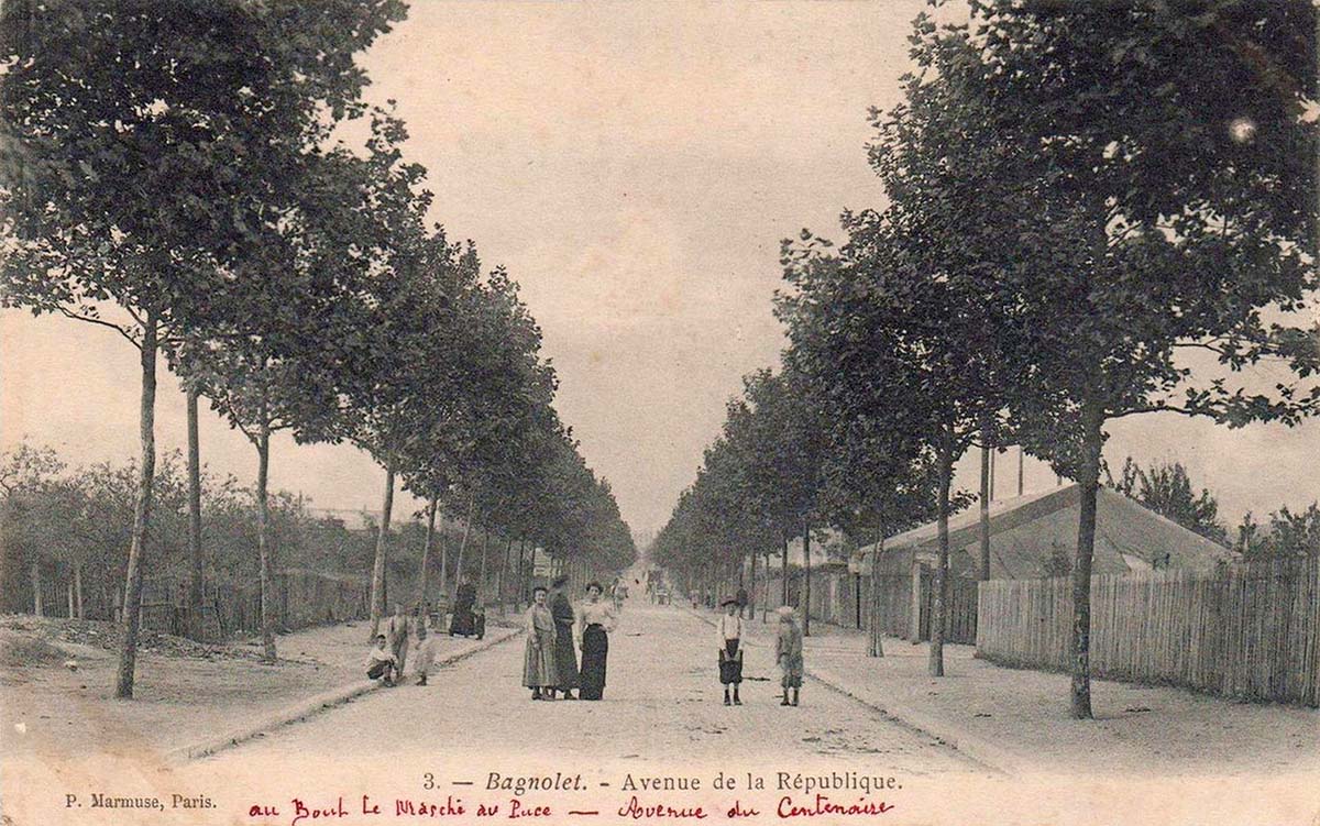 Bagnolet. Avenue de la République