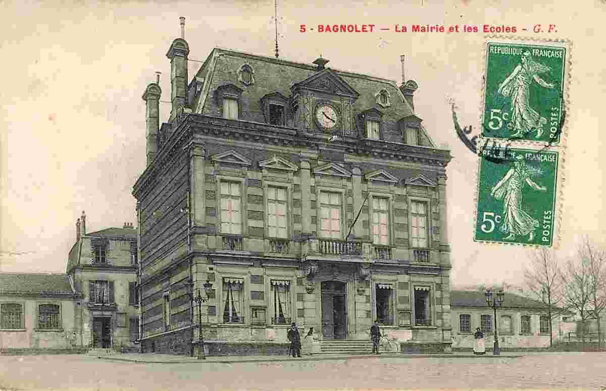 Bagnolet. La Mairie et les Écoles, 1909