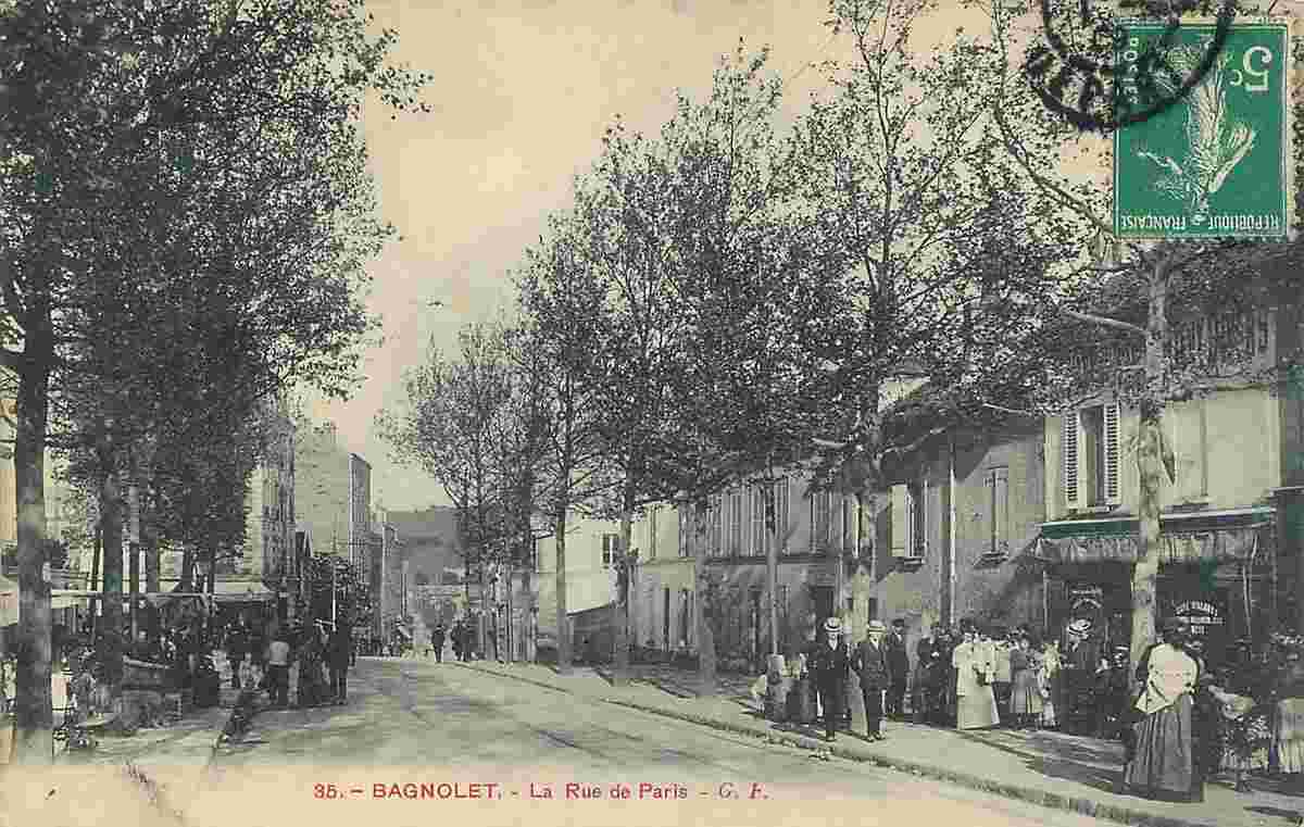 Bagnolet. Rue de Paris, 1909