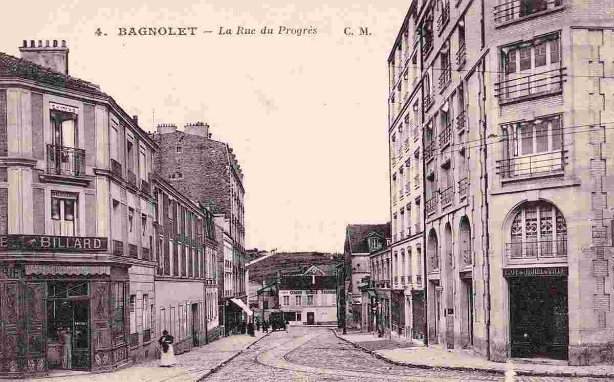 Bagnolet. Rue du Progrès