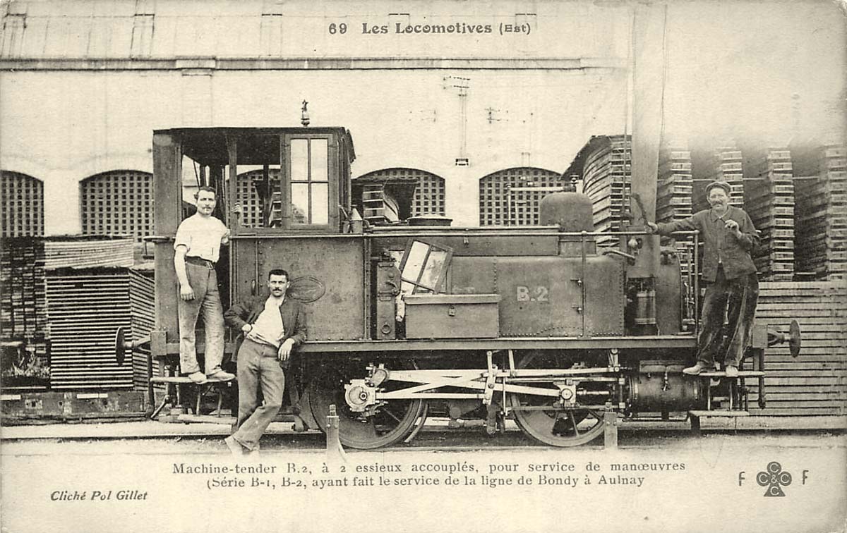 Bondy. Locomotiv - machine faisant le service de la ligne Bondy-Aulnay