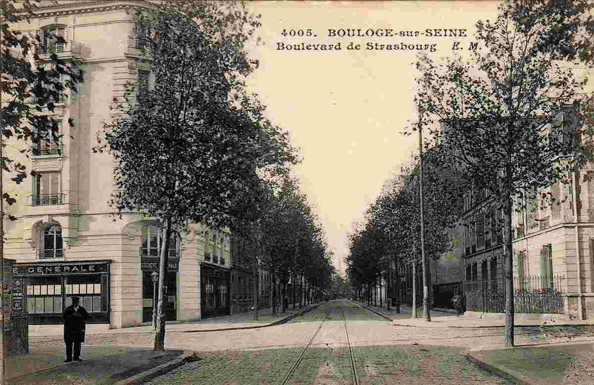 Boulogne-Billancourt. Boulevard de Strasbourg
