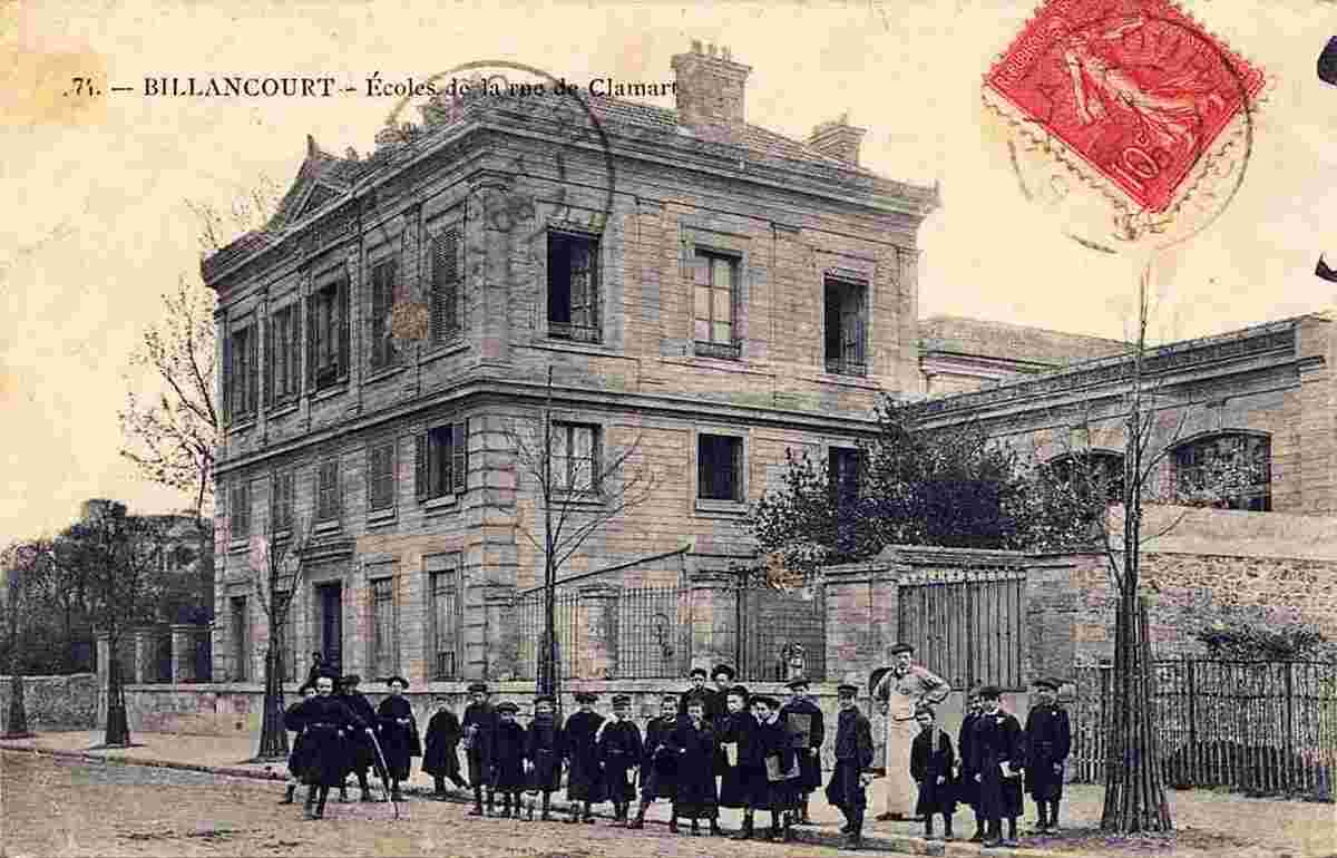 Boulogne-Billancourt. Écoles de la Rue de Clamart